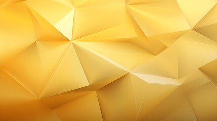 Abstract 3D Background of triangular Shapes in light yellow Colors. Modern Wallpaper of geometric Patterns
