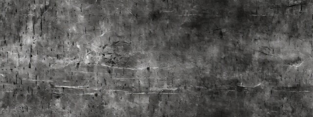 Fototapeta premium Seamless Vintage distressed old photo noise background texture, film grain, dust scratches texture overlay with vignette border. Dirty gritty grunge retro with copy space. Repeat pattern, wide banner