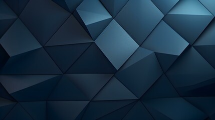 Obraz premium Abstract 3D Background of triangular Shapes in navy Colors. Modern Wallpaper of geometric Patterns 