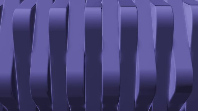 langsam rotierende geometrische Figur - Ein perfekter Hintergrund f&uuml;r kreative Designs in den Bereichen Technologie, Gesundheit und modernes Lifestyle, violett