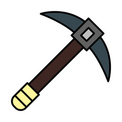 Pickaxe Icon Design