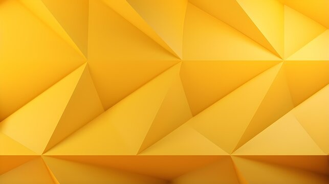 Abstract 3D Background of triangular Shapes in yellow Colors. Modern Wallpaper of geometric Patterns © drdigitaldesign