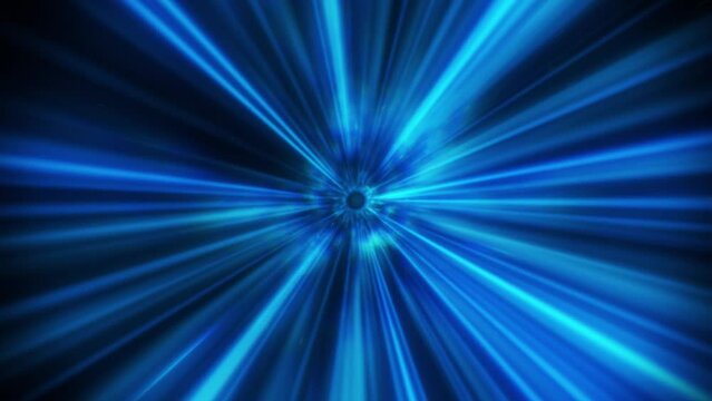 Light Speed Space Tunnel Wormhole - Loop Sci-Fi Abstract Background