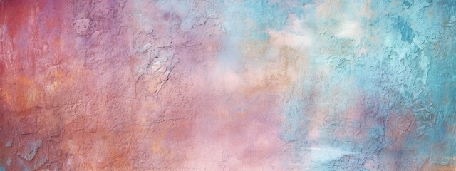 Seamless Vintage soft pastel colors distressed film grain dust, scratches texture overlay. Dirty grunge analog retro background, copy space. Rough brushstrokes. Repeat abstract pattern, wide banner - obrazy, fototapety, plakaty