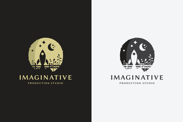 Imaginative Production Company Logo Template
