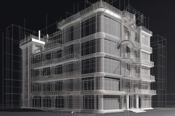 sketch of building. Generative AI