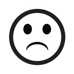 Emoji face reaction icon design
