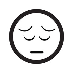 Emoji face reaction icon design