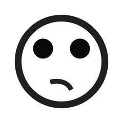 Emoji face reaction icon design