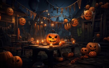 Enchanting Halloween Pumpkin Party: A Spooky October Celebration