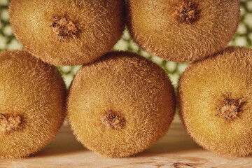 whole kiwi fruit close-up