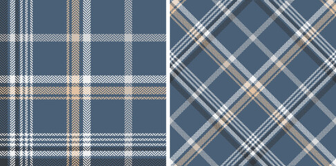 Check plaid set seamless pattern.