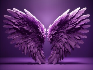 Angel Wings Purple Backdrop Digital Background 