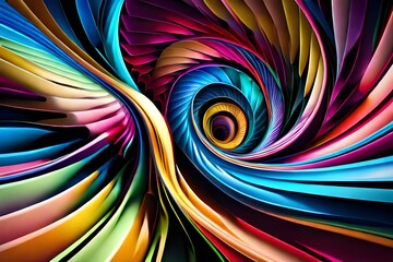 fractal burst background, A colorful design with a spiral design. The design seems to come alive, swirling and twirling in a mesmerizing dance of colors.
