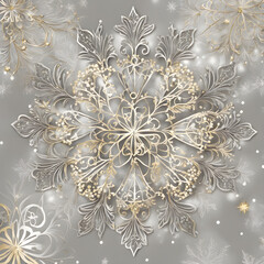 Holiday shimmering gold and silver background seq 23 of 43