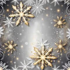 Fototapeta na wymiar Holiday shimmering gold and silver background seq 36 of 43