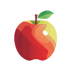 Juicy organic apple, symbol of healthy eating