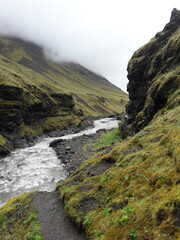 Fototapeta na wymiar Iceland Natur und Wasserfälle