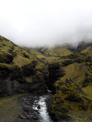 Iceland  Natur und Wasserfälle