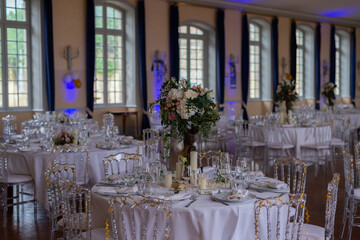 Décoration de salle de mariage