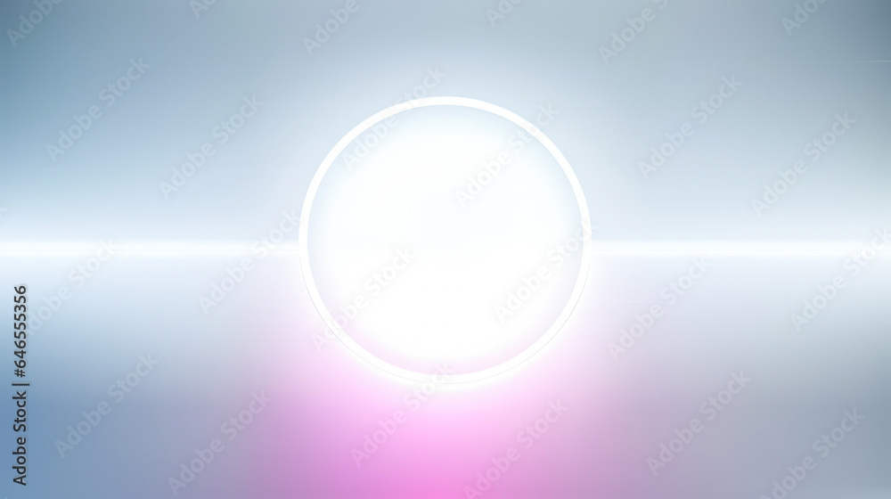 Canvas Prints neon dreams: a modern abstract art light background with minimal is glowing on white light backdrop