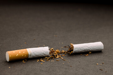 close view of of several cigarettes
