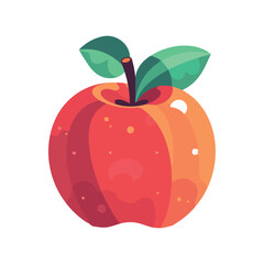 Fresh, ripe apple healthy eating