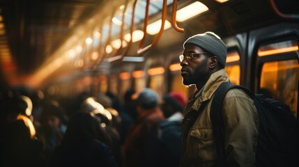 people in the subway
