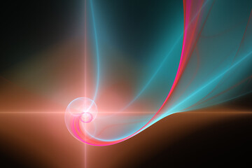 Abstract fractal background