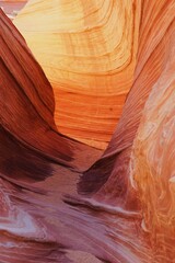 Intricate Striations in the Colorful Rock Formations of The Wave in Arizona