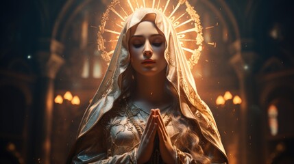 Mother of God in the Catholic religion, Madonna, religion faith Christianity Jesus Christ, saints holy. Virgen del Carmen, Blessed Virgin Mary, Our Lady Nossa Senhora do Carmo,