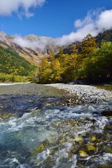 上高地　秋景色