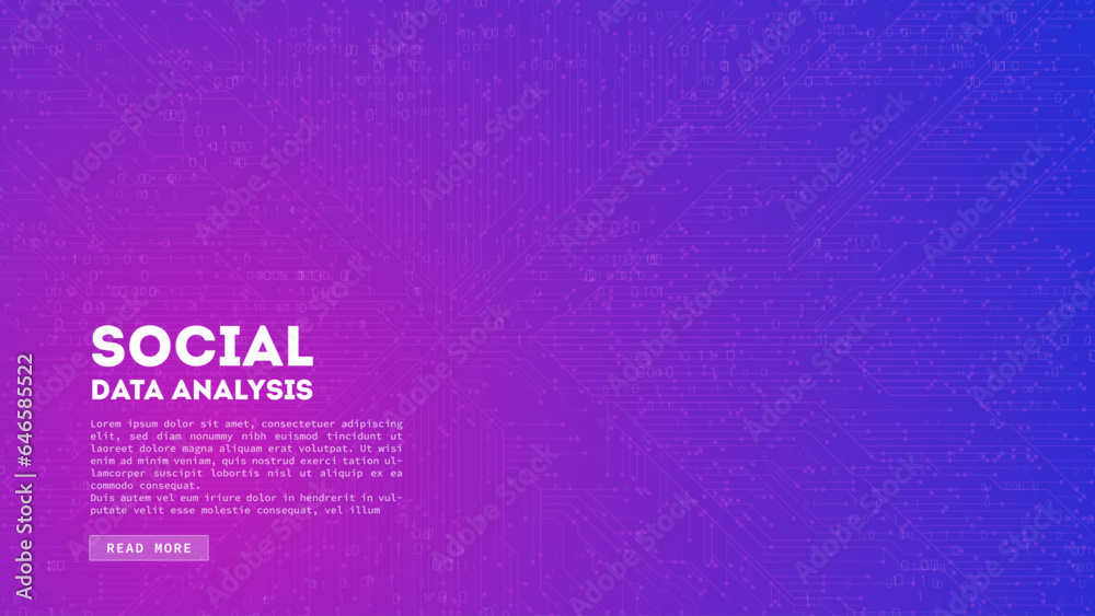 Poster Big Data cloud computing. Blockchain visualiztion. Social network information complexity.