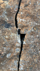 A Crack in a Rock