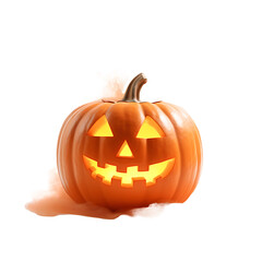 Fototapeta premium Halloween pumpkin, no background