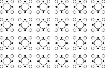 Repeatable abstract geometric pattern. Simple shapes, continuous pattern
