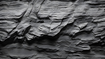 Black and white rock texture background. Abstract black and white background