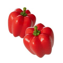 3D Stylized Red Peppers