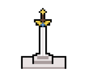 ドット絵　伝説の剣