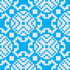 Pixel abstract pattern
