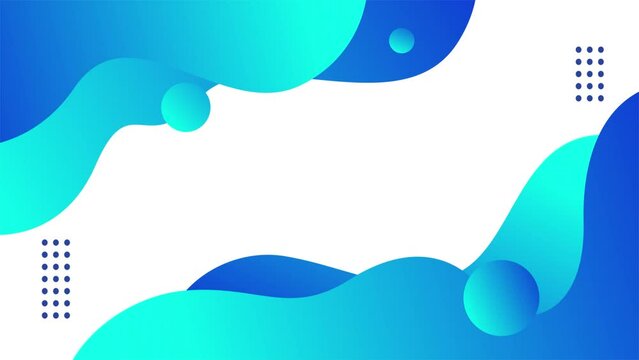 Modern futuristic background. Abstract animation background with blue gradient combination. Suitable for banner, poster, brochure, flyer, or presentation background.