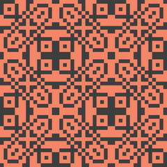 Pixel abstract pattern