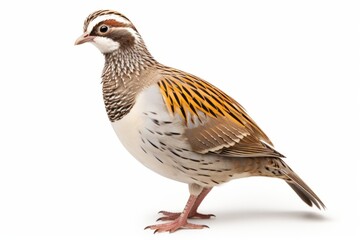 partridge, blank for design. Bird close-up. Background with place for text