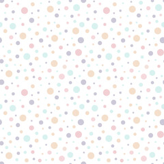 Seamless pattern with dotes
