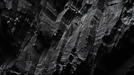 Close up of black rock texture. Abstract background and texture for design.