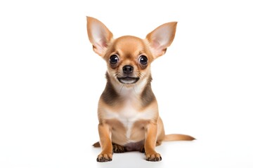 Obraz premium chihuahua puppy isolated on white background