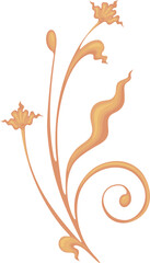Naklejka premium Floral element .