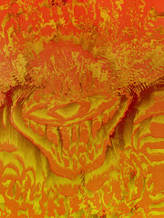 Psychedelic Poster Background - Electric Clown.