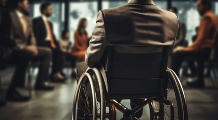 Obraz premium Inclusive Workspace: Empowering Everyone