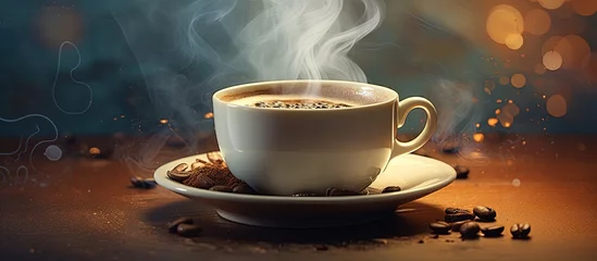 Fotobehang Koffiebar coffee cup